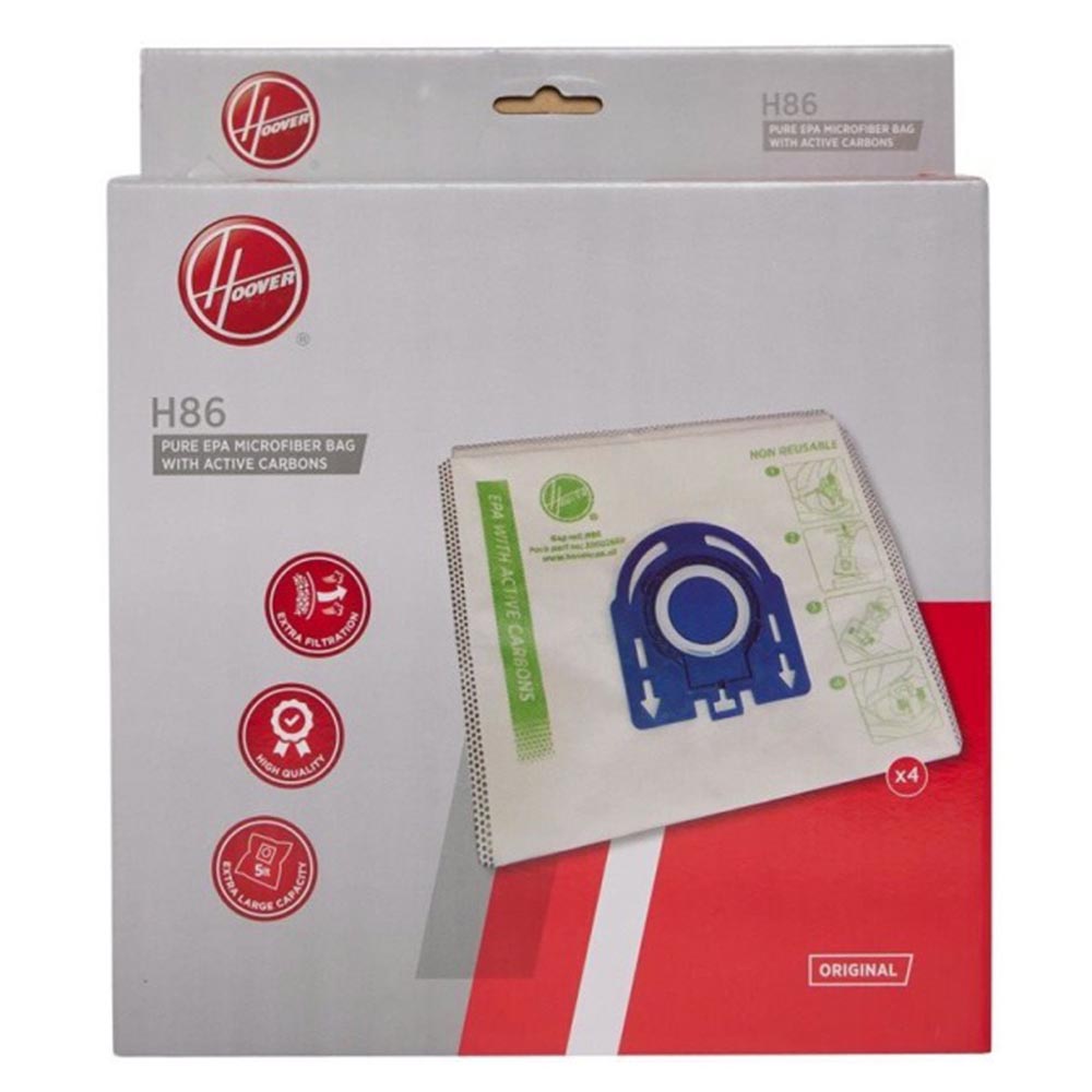 ΣΑΚΟΥΛΕΣ H86 HOOVER (ΜΙΚΡΟΪΝΩΝ PURE EPA & ΕΝΕΡΓΟ ΑΝΘΡΑΚΑ)