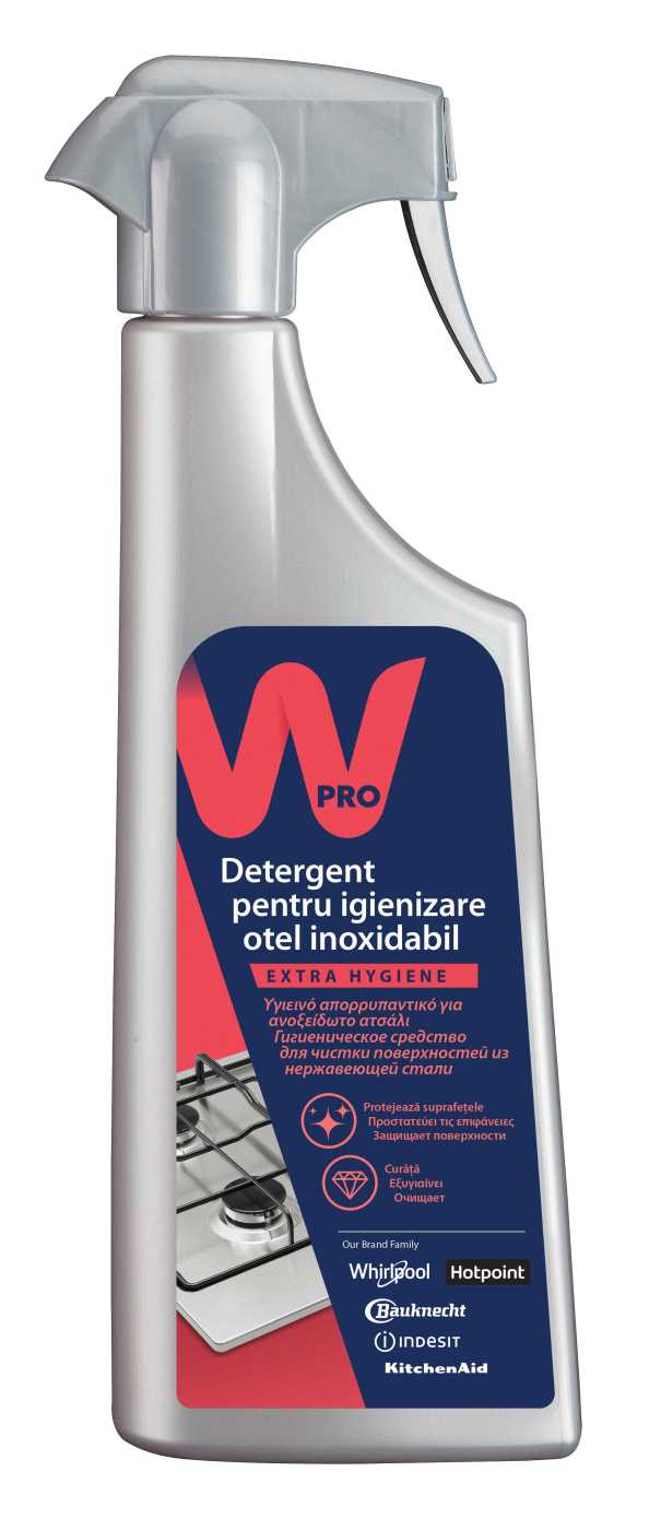 ΚΑΘΑΡΙΣΤΙΚΟ ΣΠΡΕΙ ΓΙΑ ΕΠΙΦΑΝΕΙΕΣ INOX WPRO 500ml